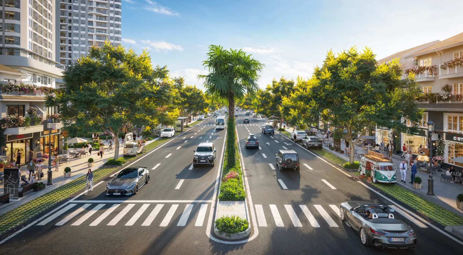 Đại lộ có dải cây ở giữa